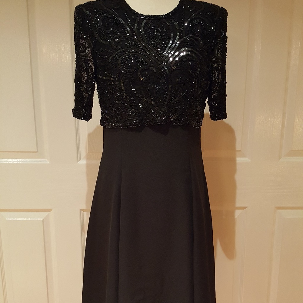 Black evening dress